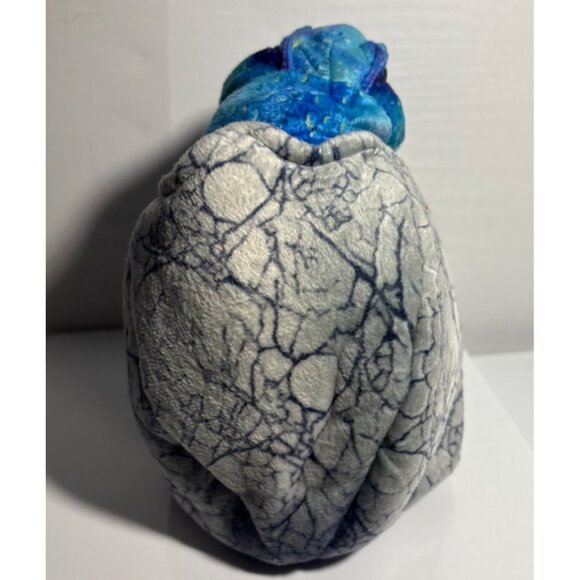 Wild Republic Dinosauria IV Baby Egg T-Rex Plush Toy Blue & Gray - Picture 4 of 8